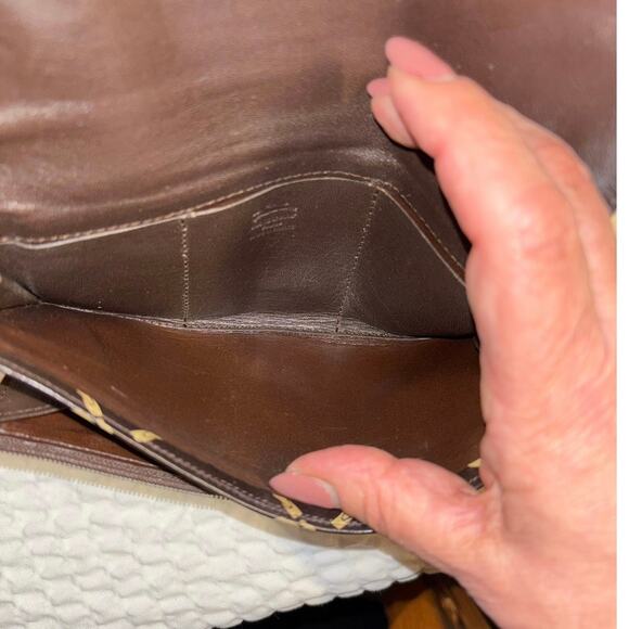 Longchamp Brown Monogram Pouch/Wallet Bundle Of Three - Picture 6 of 11